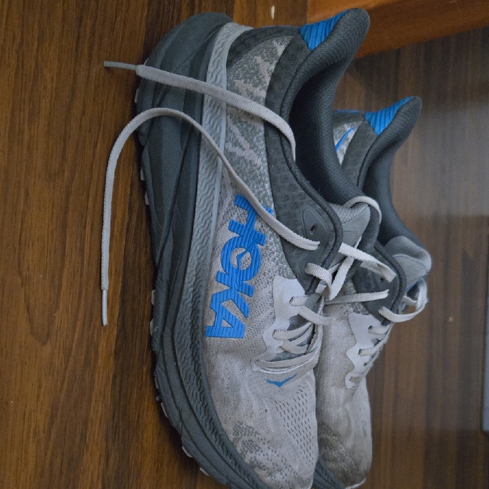 Hoka Men's Athletic Shoes in Gray and Blue
